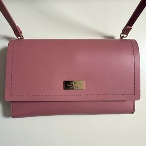Kate Spade Cross Body Sling Bag / Clutch / Wallet in pink